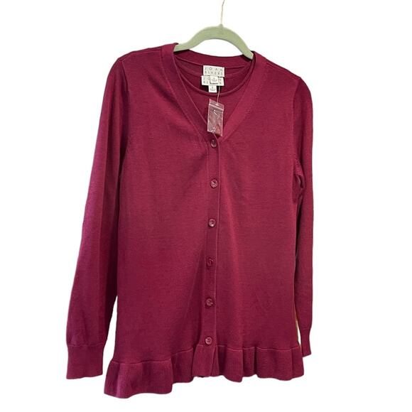 Joan Rivers Plym Button Down Cardigan & Sleeveless Tank Top Size Small NWT - Picture 3 of 7